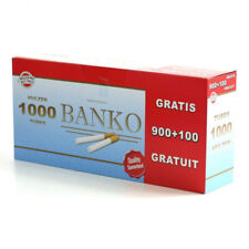 Tubes à cigarettes - 1000 pièces - Banko