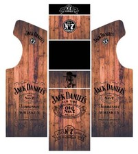 Stickers Borne Arcade (Modèle Mame ou Euro ou Personnalisé) - Whisky bois