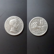 ITALIE - 2 LIRE Argent 1914
