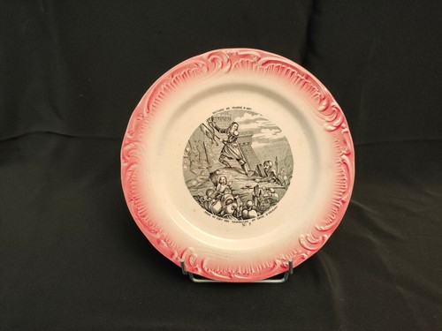 Ancienne assiette parlante - assiette,