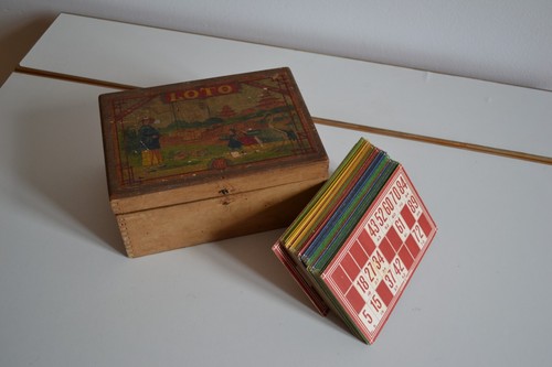 Jeu loto ancien avec - loto,