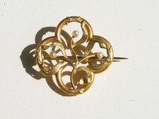 BELLE BROCHE GUI ANCIENNE 1900