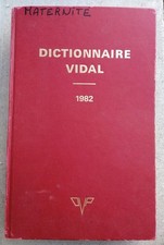 B5- Dictionnaire Vidal 1982 O.V.P