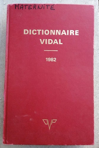 Dictionnaire vidal 1982 - dictionnaire,