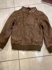 Blouson enfant cuir Marron style perfecto Catimini 8 Ans 126