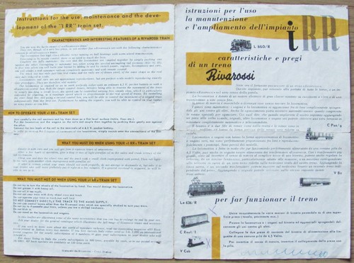Catalogue brochure rivarossi - catalogue,