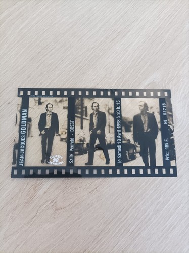 Ticket billet concert goldman - billet,