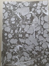 Papier marbré à la cuve de