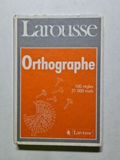 Larousse Grammaire: Larousse De l'Orthographe | Collectif | Bon état