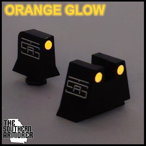 Tsa tall optic - optic-ready, orange