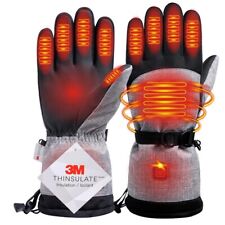 Gants Chauffants Électriques Imperméables Moto Vélo Ski Extérieur Hiver Coton