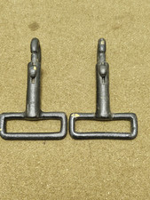 Crochet US sangle WW2 strap 2 inchs brass hooks jeep dodge GMC