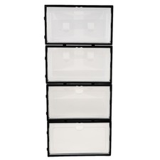  4 Pcs Boite Rangement Etanche Contenants De Chaussures Porte-chaussures