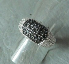 BAGUE ANNEAU DÔME PAVÉ