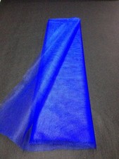 TULLE mariage BLEU roi RIGIDE raide bapteme déco habillement au 40 mètre 140 cm