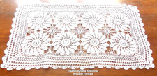 NAPPERON FAIT MAIN CROCHET CREATION S RAISONNIER ARTISANAT FRANCAIS  38x70***