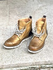 Chaussure moto NEUVE Helston LIBERTY Peach cuir Aniline ciré -Taille 45 - 