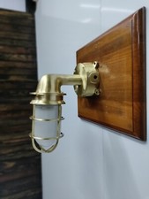 Ancienne lampe cygne en laiton
