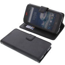 Sac pour CrossCall Action X3 Style Livre Etui Housse Téléphone Mobile Noir