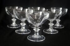 6 coupes à champagne cristal d'Arques modèle Rambouillet