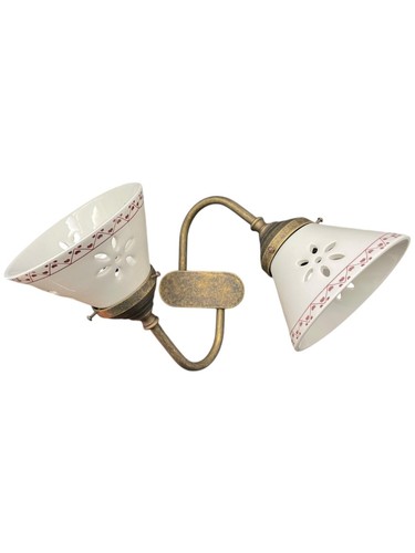 Brown ceramic brass wall - , or