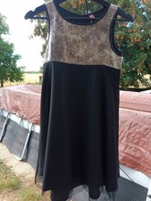ORCHESTRA robe noire sequins