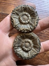 Quincaillerie Lot Poignées & Bouton de Meuble Ameublement Bronze Q 91