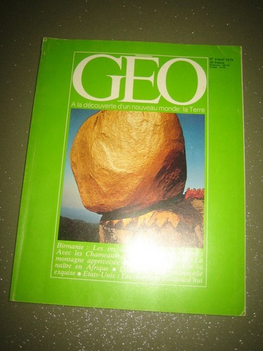 Magazine geo avril - avril, 1979
