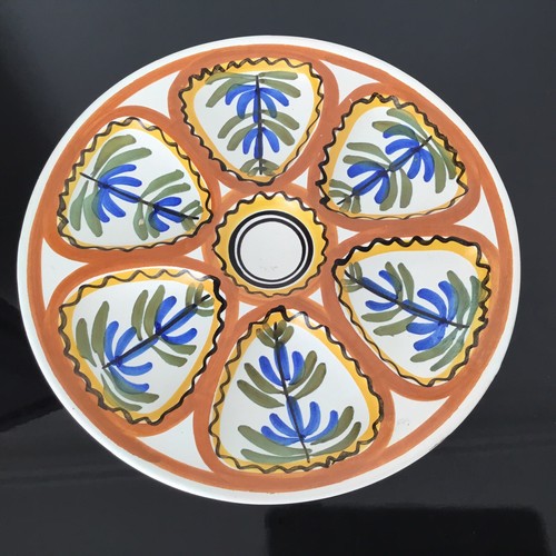 Rare assiette huîtres - a,
