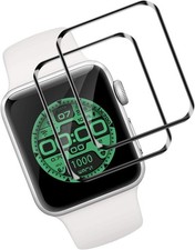 2 Pièces Verre Trempé pour Apple Watch Series 4/5/6/se 40mm Ecran Verre