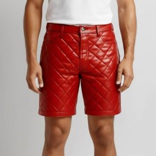 Nouveau short en cuir