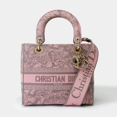 Sac dior lady - dior, toile