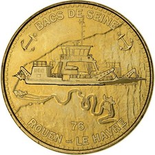 France, jeton payant, Bacs de Seine, Rouen-Le Havre, 2013, cuivre-nickel