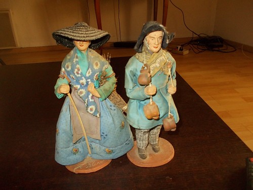 Santons vintage signés - vintage,