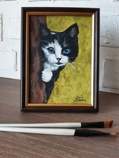 Peinture originale chat