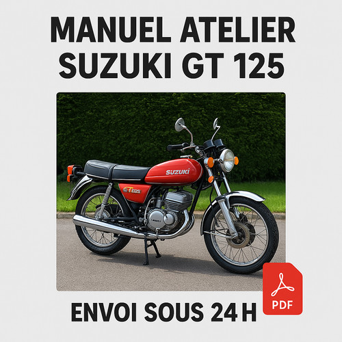 Manuel atelier suzuki 125 - suzuki, gt