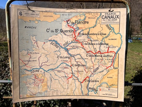 Carte scolaire france canaux - carte,