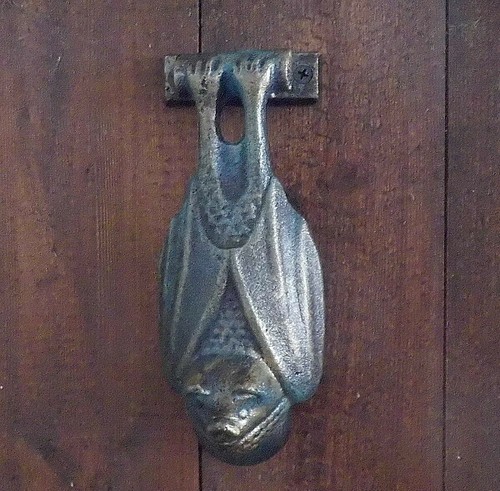 Porte heurtoir chauve - heurtoir, chauve-souris