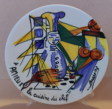 Ancien plat publicitaire