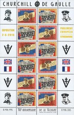 VIGNETTE MILITAIRE "70 ans Victoire 1945 : DE GAULLE - RESISTEZ / WWII" 2015
