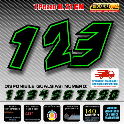 Adhésifs numéros course m11 - numéros,