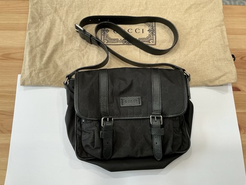 Gucci pattern messenger - gg,
