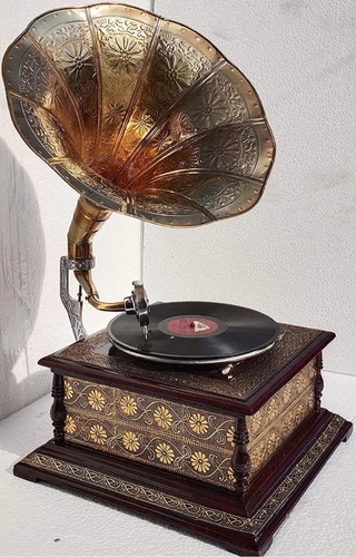 Gramophone ancien phonographe - gramophone, ancien,