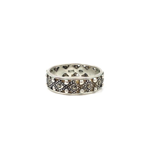 Bague argent 925 - bague, marcassite