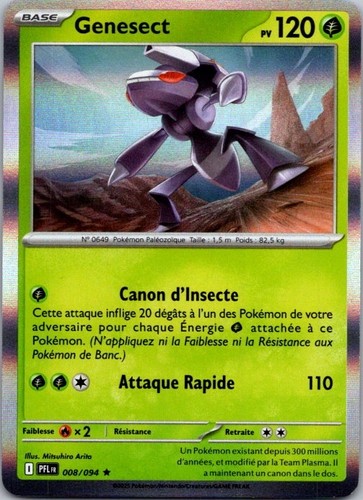 Carte pokémon genesect - carte,