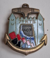 Insigne des Tirailleurs - 7ème Régiment Tirailleurs Sénégalais AOF - Drago