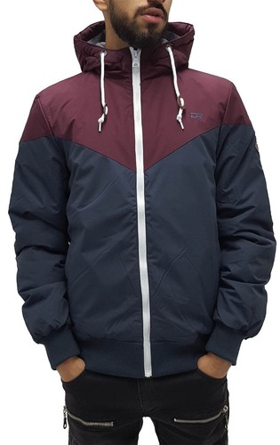 Rock veste maroon capuche - maroon, À