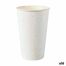 Set de Verres Algon Produits à usage unique Carton Blanc 6 Pièces 450 ml [16 