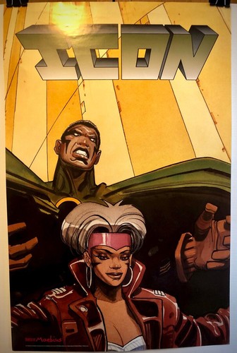 Moebius icon affiche comics - icon, dc