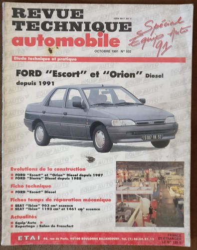 Revue technique automobile - revue,